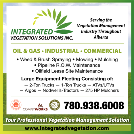 Print Ad of Integrated Vegetation Solutions Inc