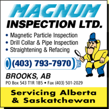 Print Ad of Magnum Inspection Ltd