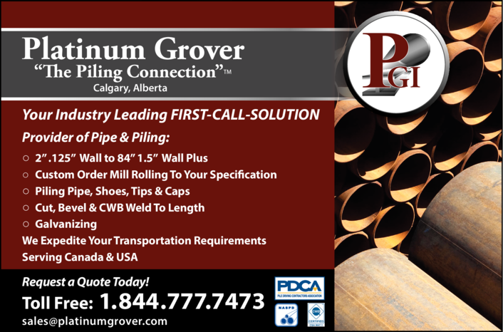 Print Ad of Platinum Grover Int Inc