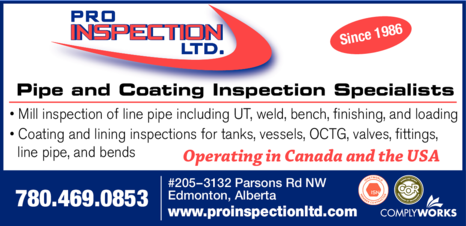 Print Ad of Pro Inspection Ltd