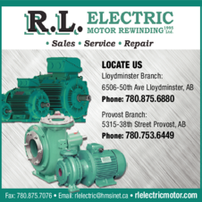 Print Ad of R L Electric Motor Rewinding (1995) Ltd