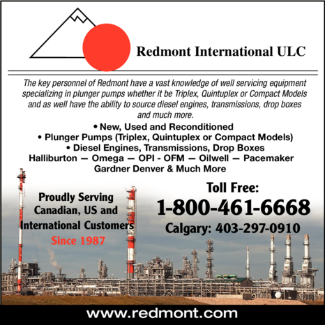Print Ad of Redmont International Ulc