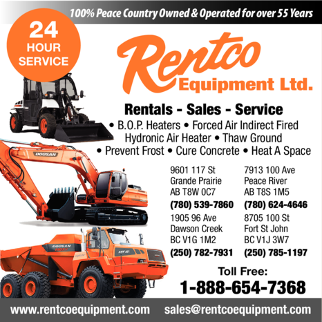 Print Ad of Rentco Equipment Ltd