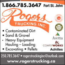 Print Ad of Rogers Trucking Inc