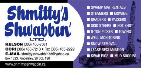 Print Ad of Shmitty's Shwabbin' Limited