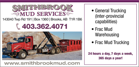Print Ad of Smithbrook Mud Services Ltd