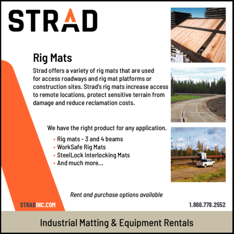 Print Ad of Strad Inc Industrial Matting