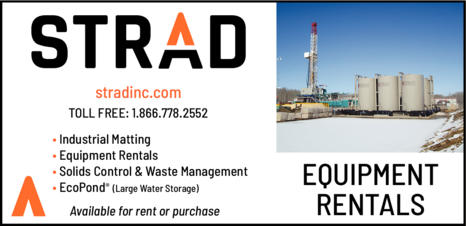Print Ad of Strad Inc Equipment Rentals