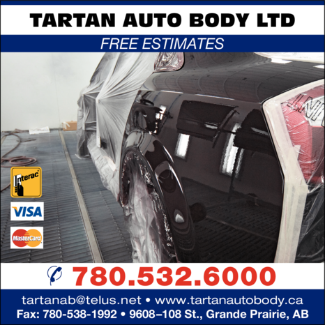Print Ad of Tartan Auto Body Ltd
