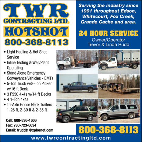 Print Ad of Twr Contracting Ltd