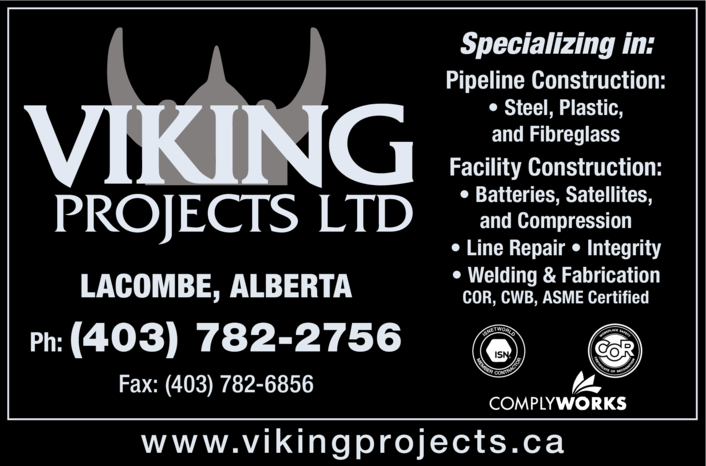Print Ad of Viking Projects Ltd