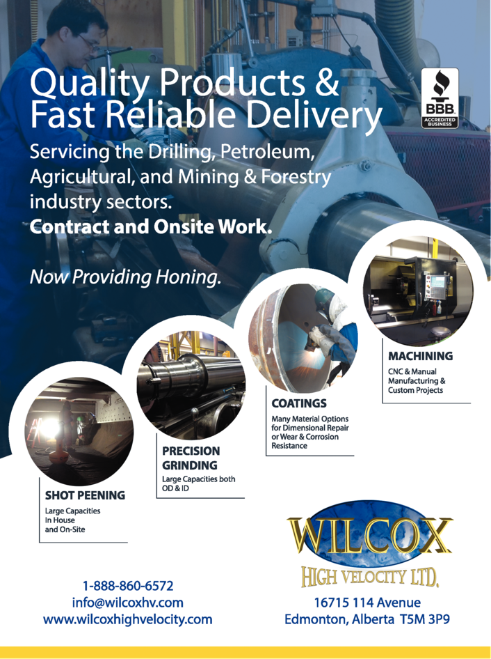 Print Ad of Wilcox High Velocity Ltd